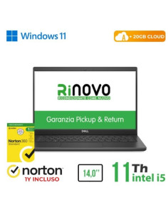 NB DELL RINOVO REFURBISHED Latitude 3420 5420 RN42522317 14" i5-11xxU 8GB SSD 256GB  W11P CLOUD 20GB + NORTON