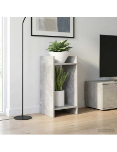 Supporto per piante 2 pcs Grigio Cemento 30 x 30 x 60 cm