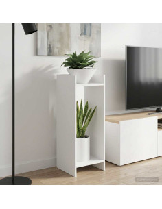 Supporto per piante Bianco 30 x 30 x 80 cm Legno ingegnerizzato