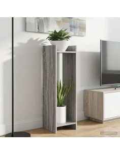 Supporto per piante Sonoma grigia 30 x 30 x 100 cm