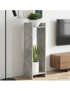 Supporto per piante 2 pcs Grigio Cemento 30 x 30 x 100 cm