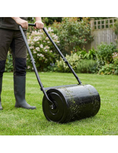 Rullo per Giardino Nero 110 x 52 cm Ferro