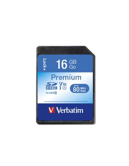 Verbatim Premium 16 GB SDHC Classe 10