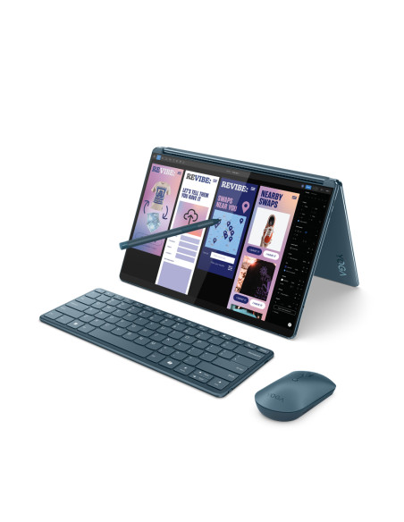 Lenovo Yoga Book 9 13IMU9 Intel Core Ultra 7 155U Ibrido (2 in 1) 33,8 cm (13.3") Touch screen 2.8K 32 GB LPDDR5x-SDRAM 1 TB SSD