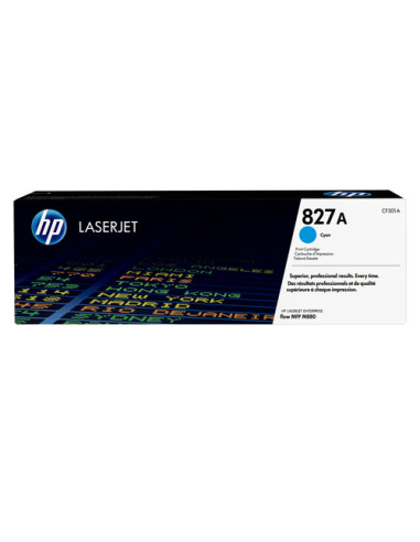 HP Cartuccia Toner originale ciano LaserJet 827A