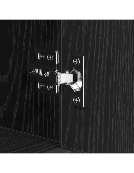 Set di mobili per il bagno Rovere Nero 35 x 37,5 x 100 cm