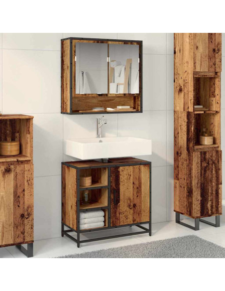 Mobile da Bagno Legno vecchio 65 x 33 x 60 cm Legno multistrato