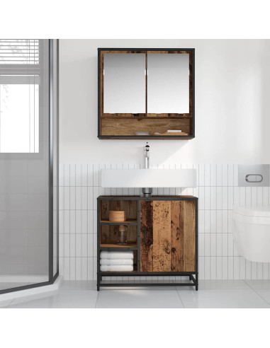 Mobile da Bagno Legno vecchio 65 x 33 x 60 cm Legno multistrato