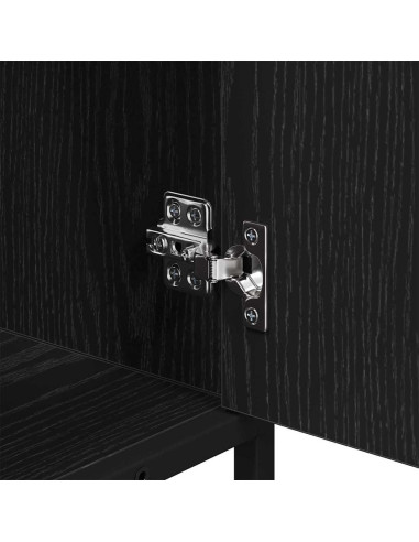Mobile da Bagno Rovere Nero 65 x 33 x 60 cm Legno multistrato