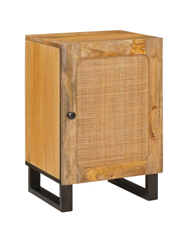 Set da Bagno con cassetto Naturale Legno di mango massello