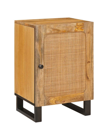 Set da Bagno con cassetto Naturale Legno di mango massello
