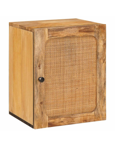 Set da Bagno con cassetto Naturale Legno di mango massello