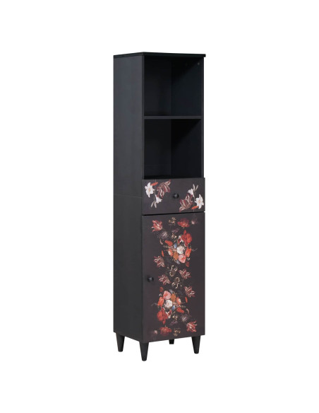 Set di Armadi da Bagno con porta 3 pcs Legno di mango massello