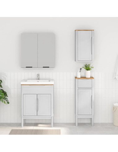 Set di mobili per il bagno con cassetto FLORO 3 pcs Bianco