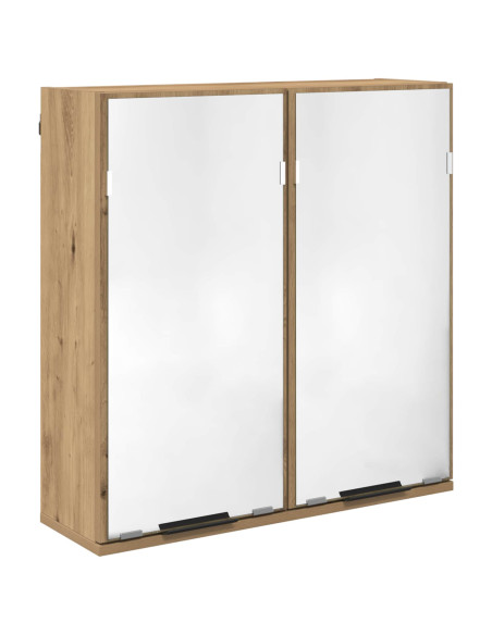 Set di mobili per il bagno con porta 3 pcs Rovere artigianale