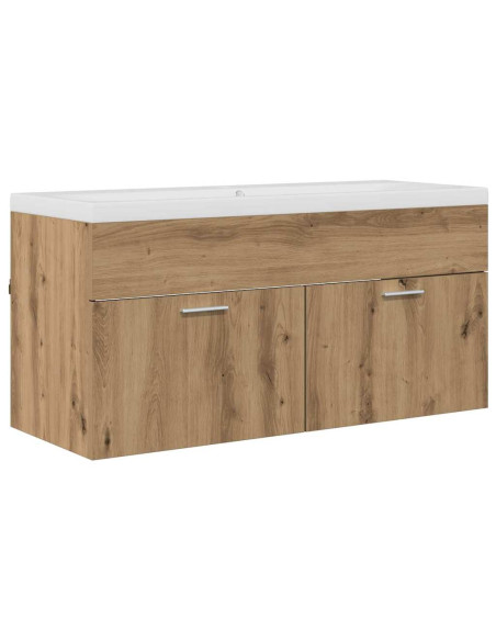 Mobile da Bagno con porta Rovere artigianale 100 x 38,5 x 46 cm