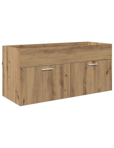 Mobile da Bagno con porta Rovere artigianale 100 x 38,5 x 46 cm