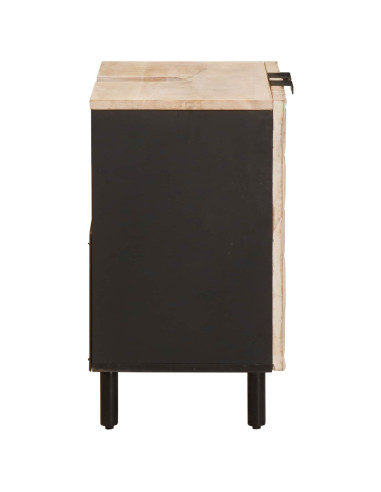 Armadio per Lavabo da Bagno con porta Bianco 62 x 33 x 58 cm