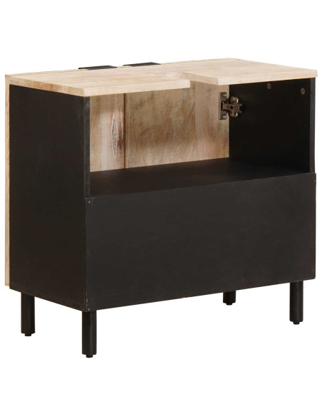 Armadio per Lavabo da Bagno con porta Bianco 62 x 33 x 58 cm