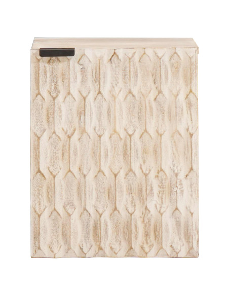 Mobile Appeso da Bagno con lo scaffale Bianco 38 x 33 x 48 cm
