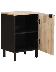 Mobile da Bagno Bianco 38 x 33 x 58 cm Legno di mango massello 2