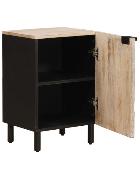 Mobile da Bagno Bianco 38 x 33 x 58 cm Legno di mango massello
