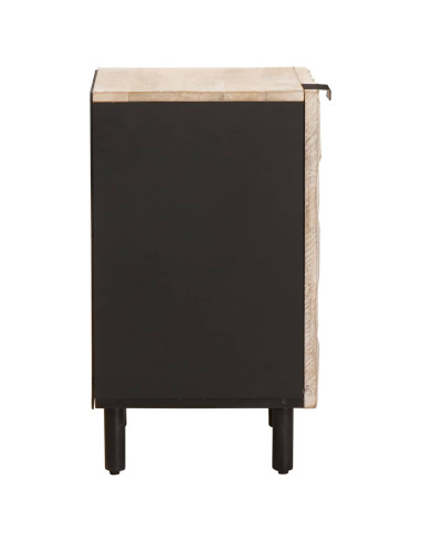 Mobile da Bagno Bianco 38 x 33 x 58 cm Legno di mango massello