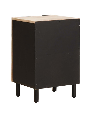 Mobile da Bagno Bianco 38 x 33 x 58 cm Legno di mango massello