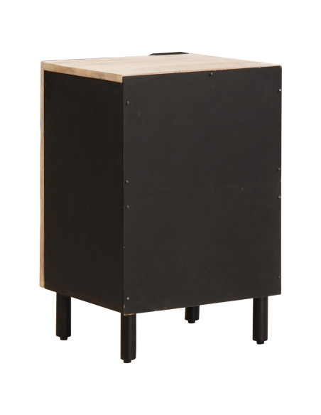 Mobile da Bagno Bianco 38 x 33 x 58 cm Legno di mango massello