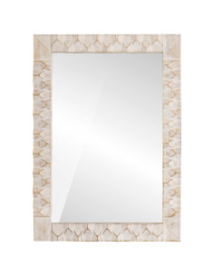 Specchio da bagno Finitura Bianco Lavato 50 x 70 x 2,5 cm 2