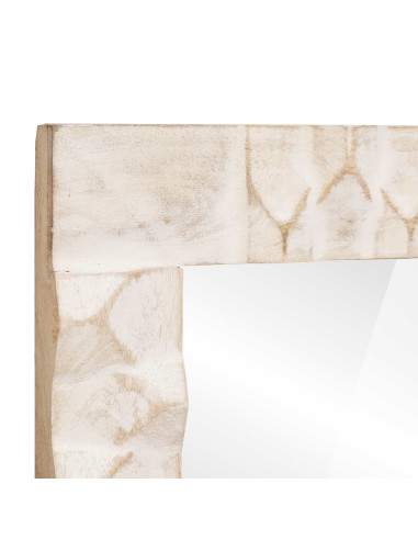 Specchio da bagno Finitura Bianco Lavato 50 x 70 x 2,5 cm