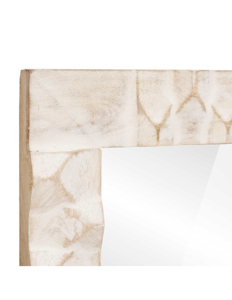 Specchio da bagno Finitura Bianco Lavato 50 x 70 x 2,5 cm