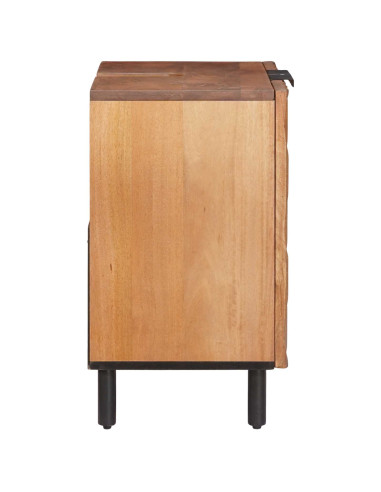 Armadio per Lavabo da Bagno con porta Marrone 62 x 33 x 58 cm
