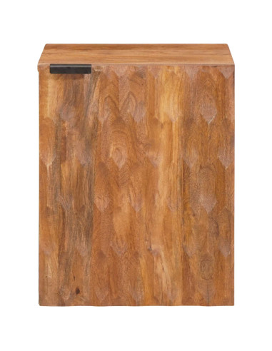 Mobile Appeso da Bagno con lo scaffale Marrone 38 x 33 x 48 cm
