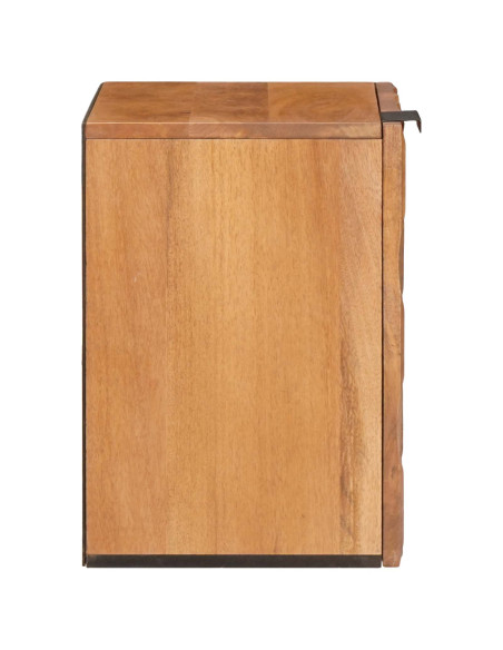 Mobile Appeso da Bagno con lo scaffale Marrone 38 x 33 x 48 cm