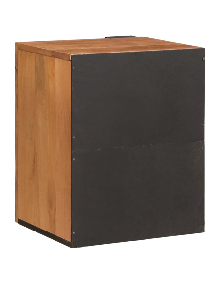 Mobile Appeso da Bagno con lo scaffale Marrone 38 x 33 x 48 cm