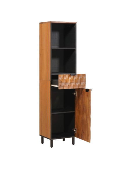 Mobile da Bagno con lo scaffale Marrone 38 x 33 x 160 cm