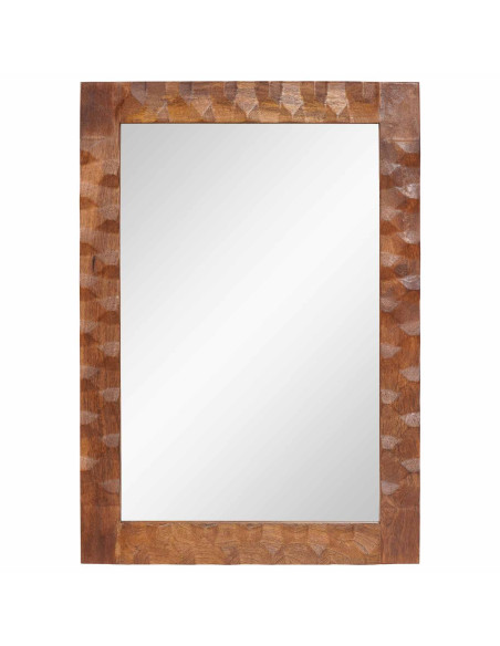Specchio da bagno Finitura Marrone Acacia 50 x 70 x 2,5 cm