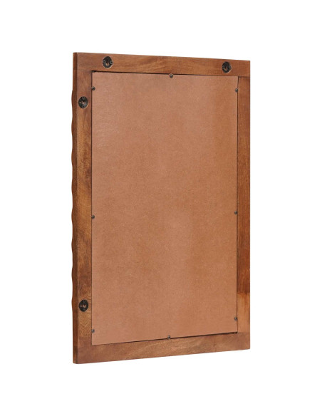 Specchio da bagno Finitura Marrone Acacia 50 x 70 x 2,5 cm
