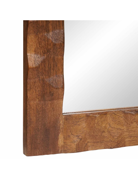 Specchio da bagno Finitura Marrone Acacia 50 x 70 x 2,5 cm
