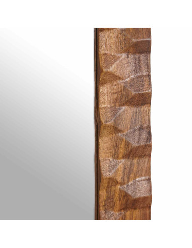 Specchio da bagno Finitura Marrone Acacia 50 x 70 x 2,5 cm