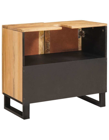 Armadio per Lavabo da Bagno con porta Marrone 62 x 33 x 58 cm