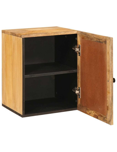 Mobile Appeso da Bagno con lo scaffale Marrone 38 x 33 x 48 cm