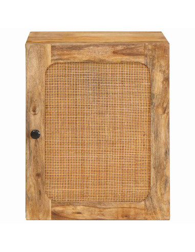 Mobile Appeso da Bagno con lo scaffale Marrone 38 x 33 x 48 cm
