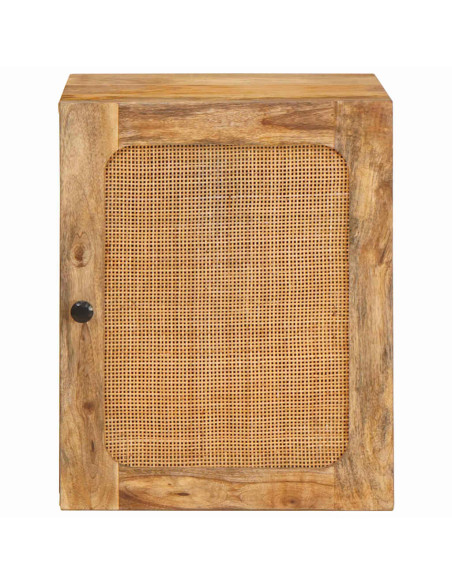 Mobile Appeso da Bagno con lo scaffale Marrone 38 x 33 x 48 cm