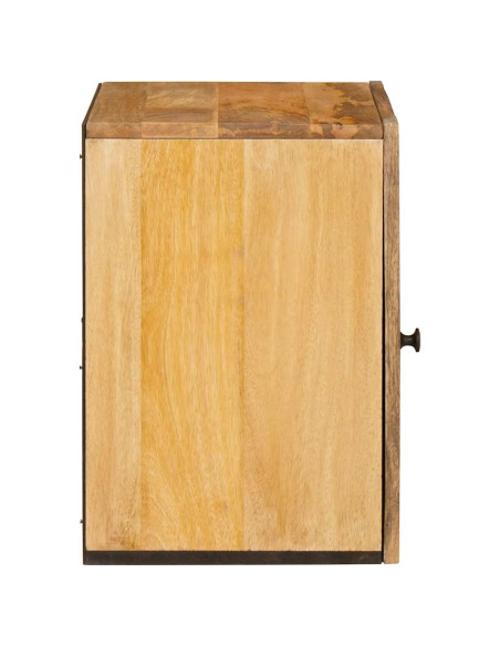 Mobile Appeso da Bagno con lo scaffale Marrone 38 x 33 x 48 cm