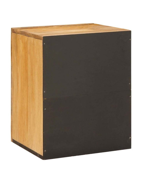 Mobile Appeso da Bagno con lo scaffale Marrone 38 x 33 x 48 cm