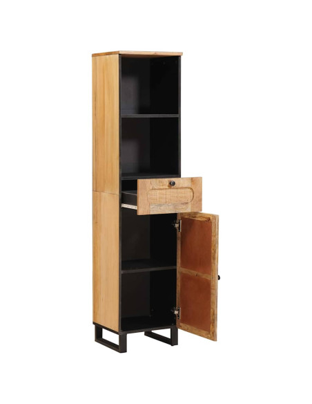 Mobile da Bagno con lo scaffale Marrone 38 x 33 x 160 cm