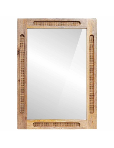 Specchio da bagno con specchio Marrone 50 x 2,5 x 70 cm