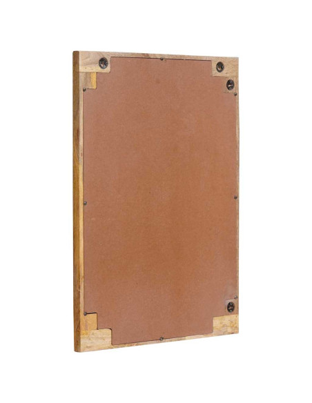 Specchio da bagno con specchio Marrone 50 x 2,5 x 70 cm